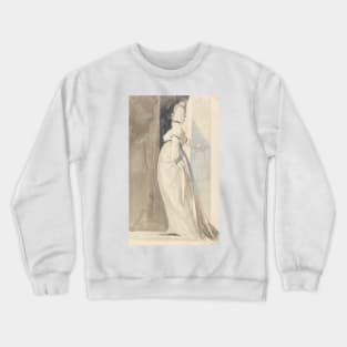 Back View of a Standing Female Called Mrs. Fuseli by Henry Fuseli Crewneck Sweatshirt